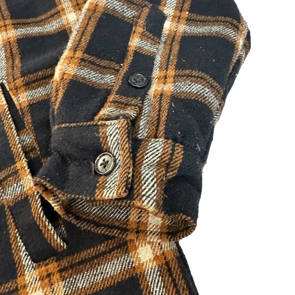 Forever21 Jacket Adult Size Small Black Plaid Wool Button Up Work Wear - Picture 5 of 10